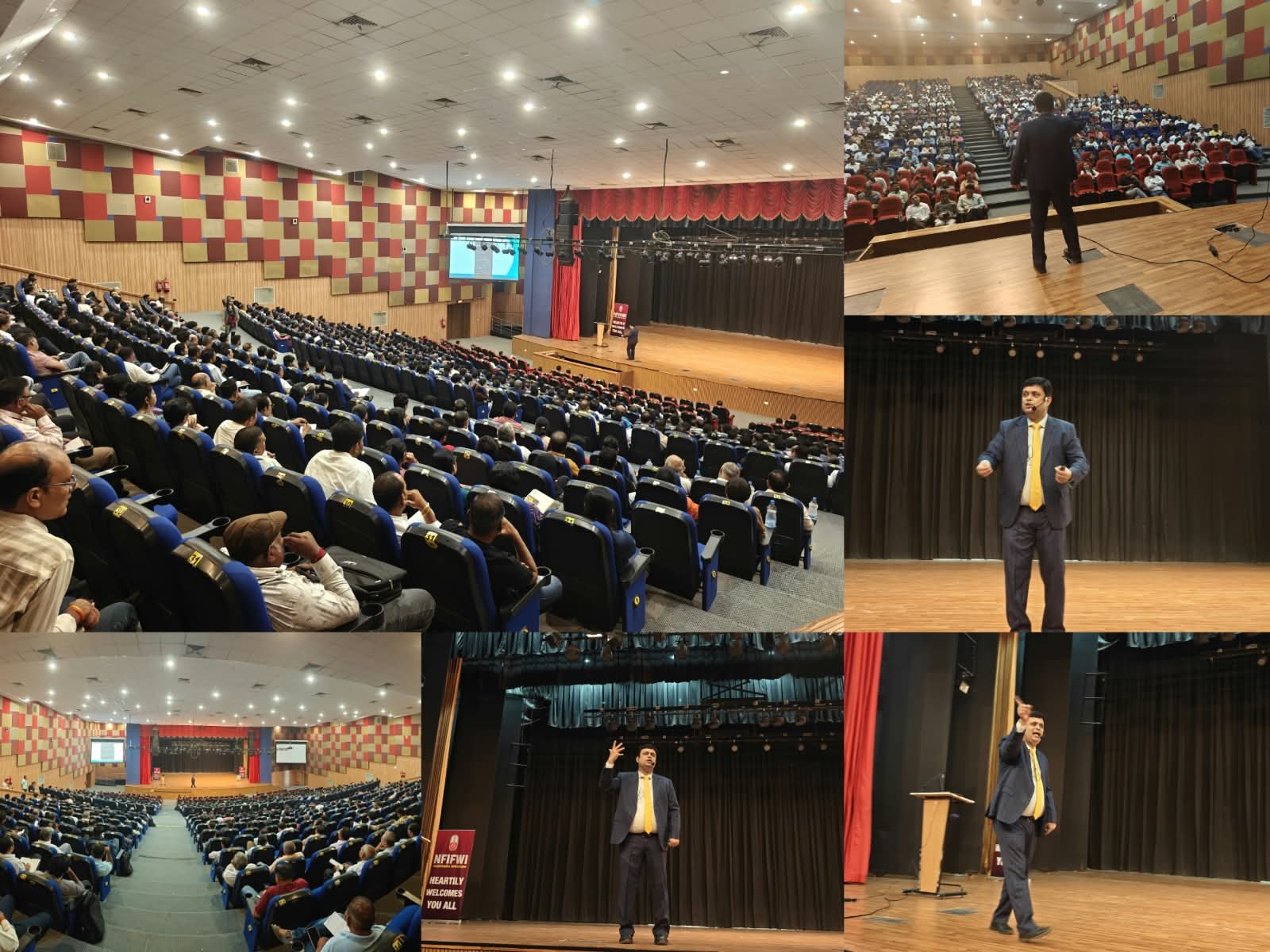 RANJAN NAGARKATTE ADDRESSED A MEGA EDUCATIONAL SEMINAR ATTENDED BY 900+ ADVISORS OF VADODARA DIVISION, ORGANISED BY NFIFWI VADODARA DIVISION.
