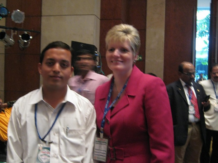 With Mrs. Jennifer A Barislow, Vice-President MDRT,USA