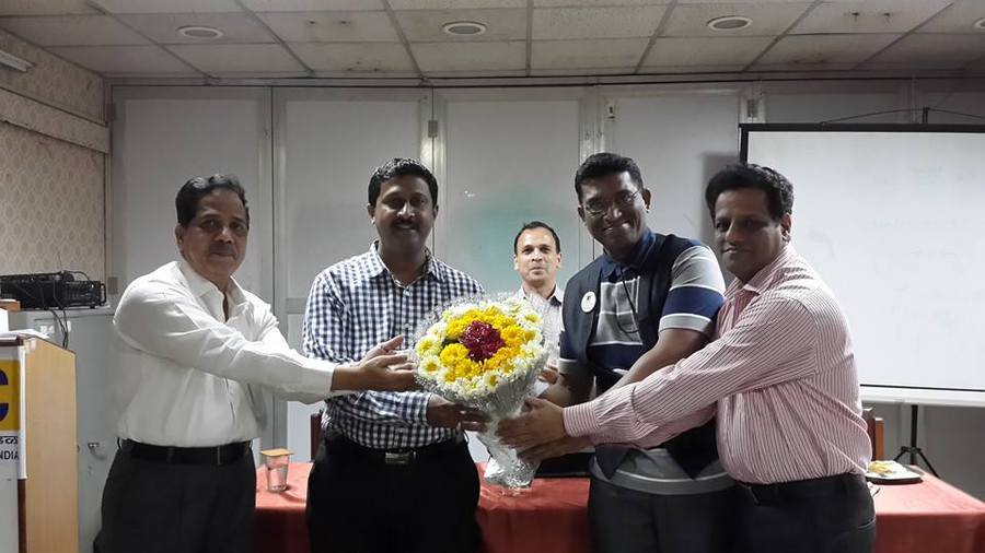 Felicitation by our DO Ashok Sawant, ABM Sandesh Butala and gr8 motivator Prof. Swapneel