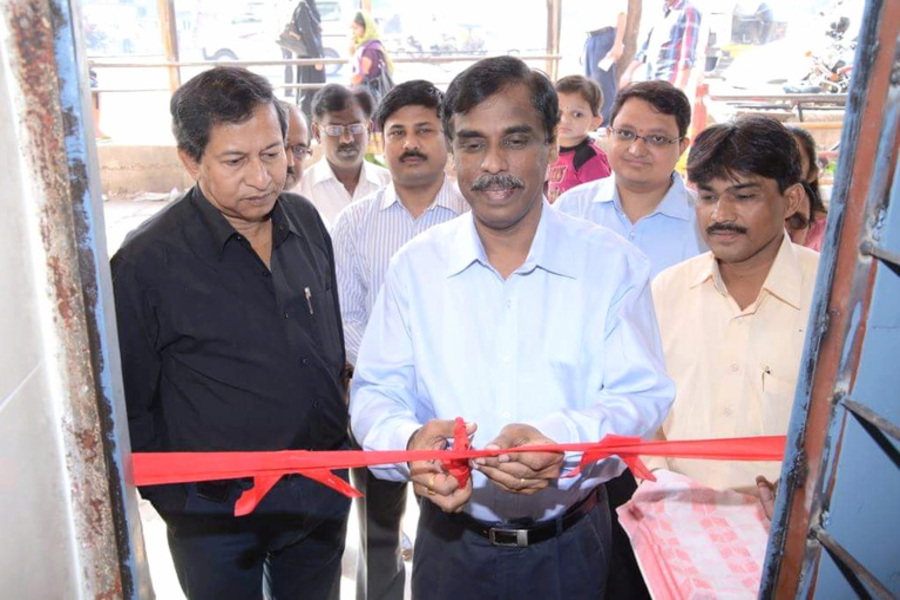 My Office Inauguration by LIC Officials SDM Mr. Subramanium and MM Mr. Datta