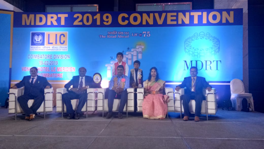 My family is honored by our Zonal Manager and Senior Divisional Manager for MDRT 2019