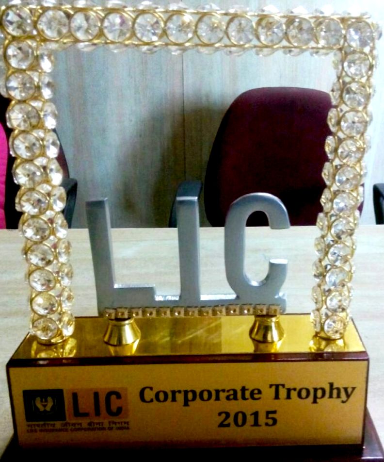 Lic Corporate Trophy For Achievement