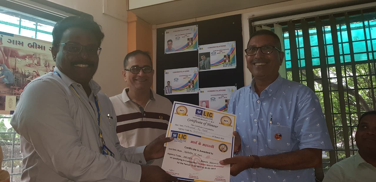 Award with Marketing Manager