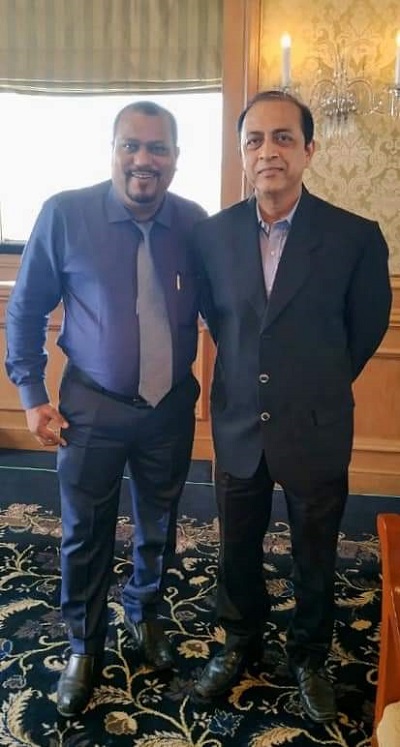 At Taj Palace with MR. Chatterjee, SDM Mumbai Division IV