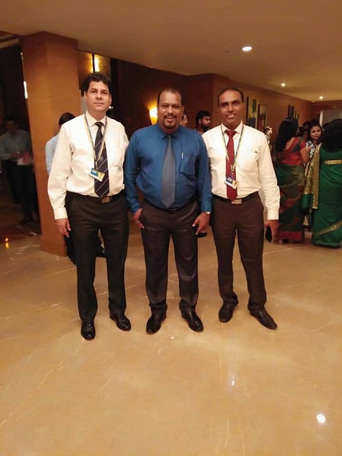 With the Branch Managers at Taj Vivanta..