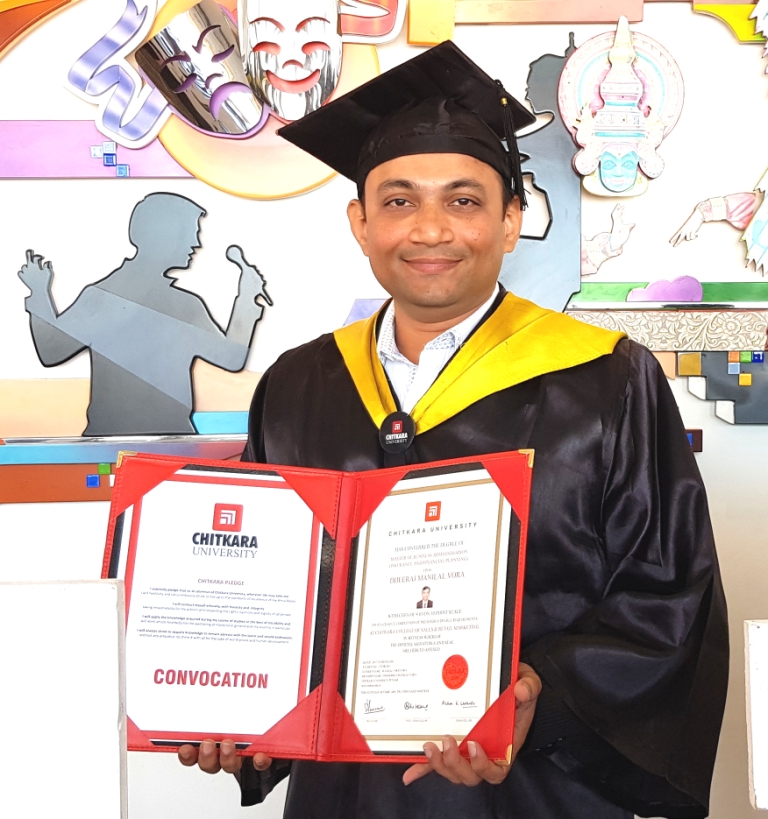 WITH PRESTIGIOUS DEGREE OF MBA (INSURANCE & FINANCIAL PLANNING)